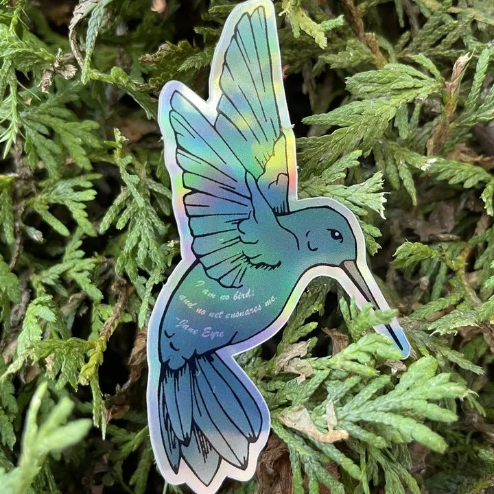 Jane Eyre Holographic Sticker