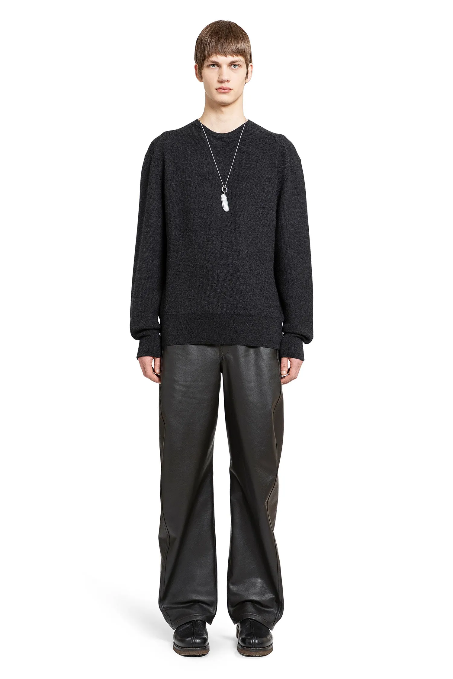 LEMAIRE MAN GREY KNITWEAR