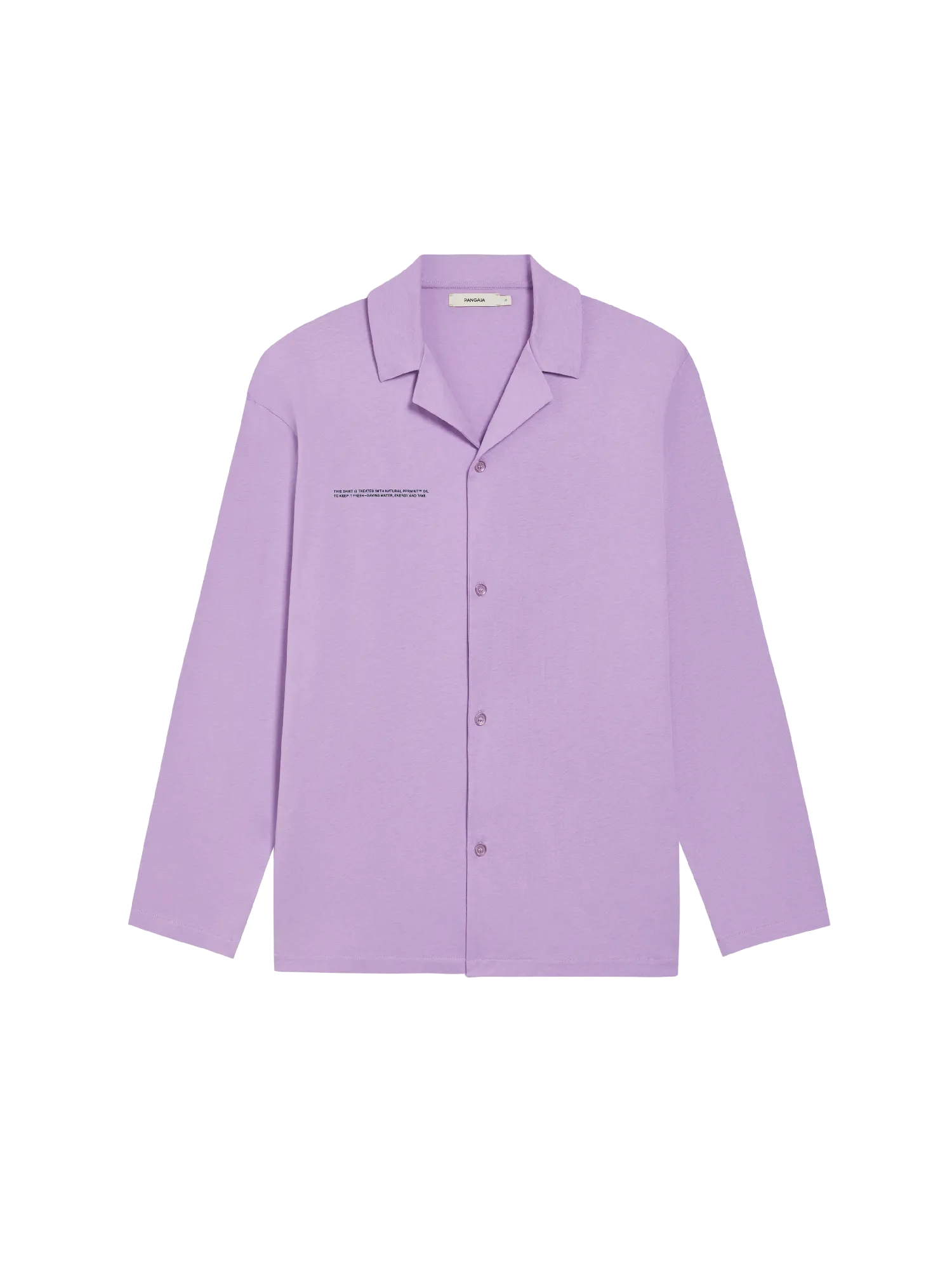 Mens Organic Cotton Pajama Shirt—orchid purple