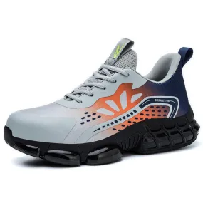 Men's Work Safety Shoes Anti Smashing Anti-puncture Protective Steel Toe Indestructible Work Sneakers Boots