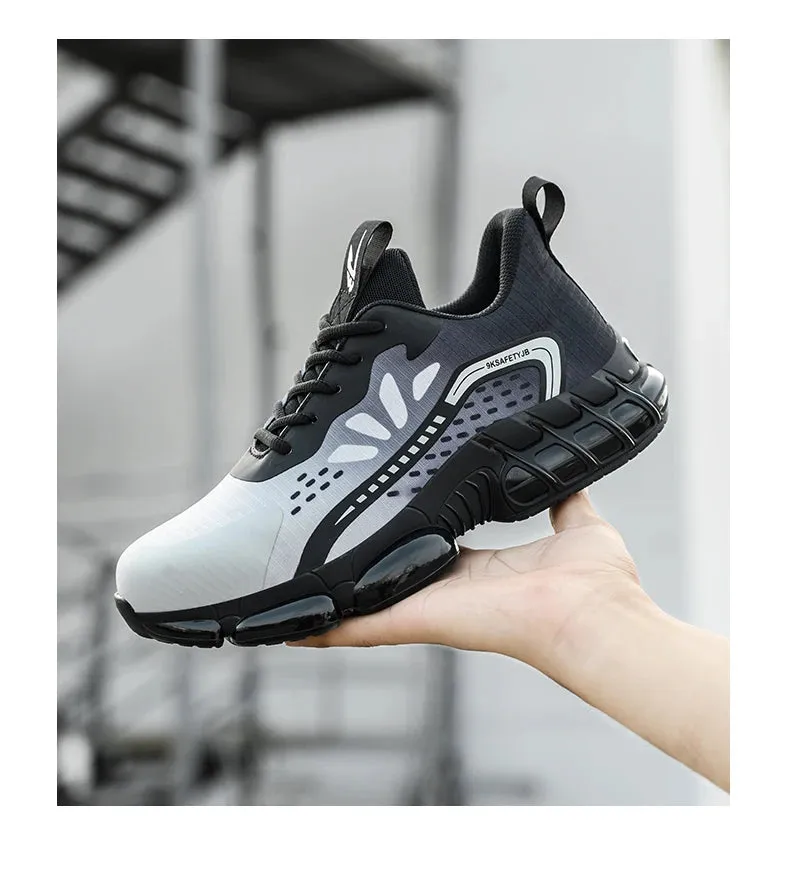 Men's Work Safety Shoes Anti Smashing Anti-puncture Protective Steel Toe Indestructible Work Sneakers Boots
