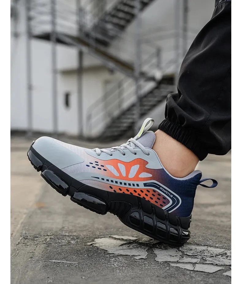 Men's Work Safety Shoes Anti Smashing Anti-puncture Protective Steel Toe Indestructible Work Sneakers Boots