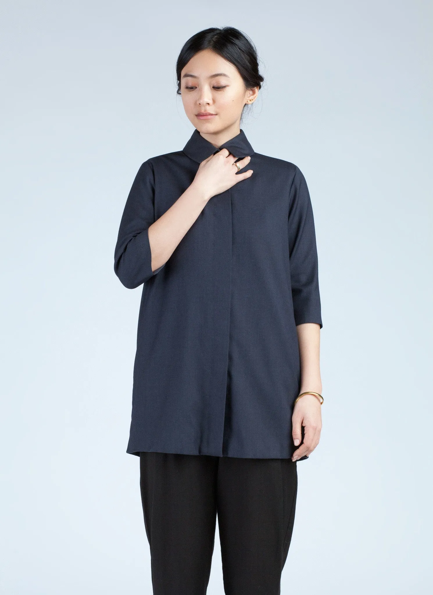 Midnight Blue Sky Square Jacket