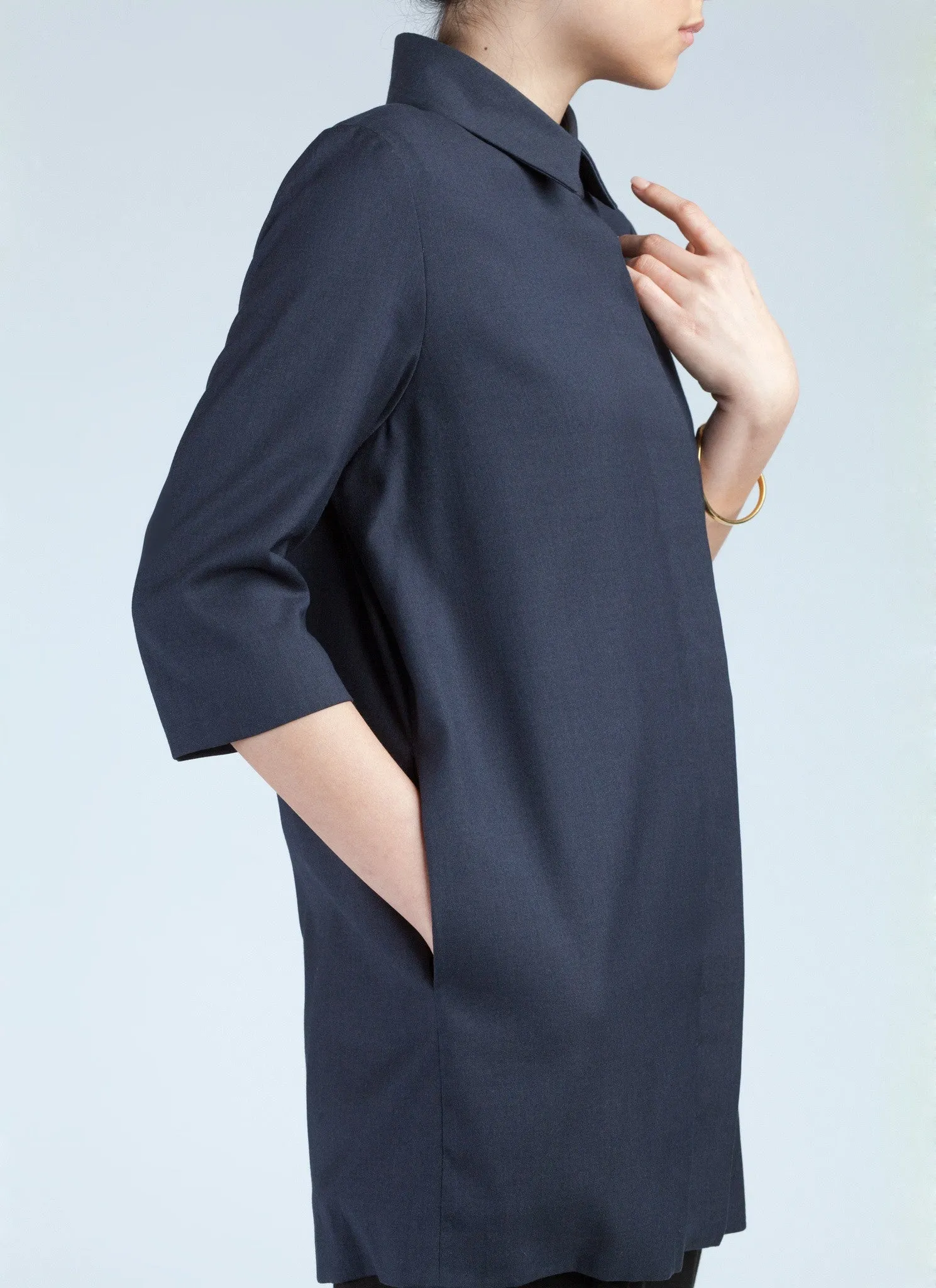 Midnight Blue Sky Square Jacket