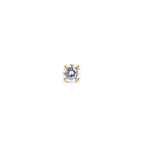 Mini Spark Gold Stud Earring
