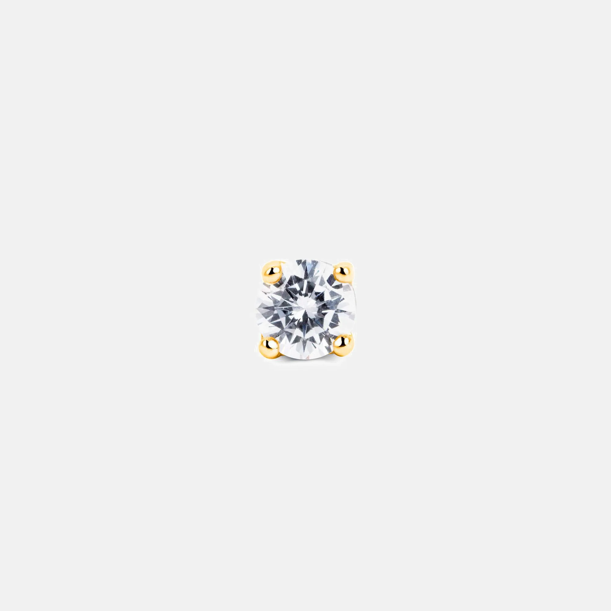 Mini Spark Gold Stud Earring