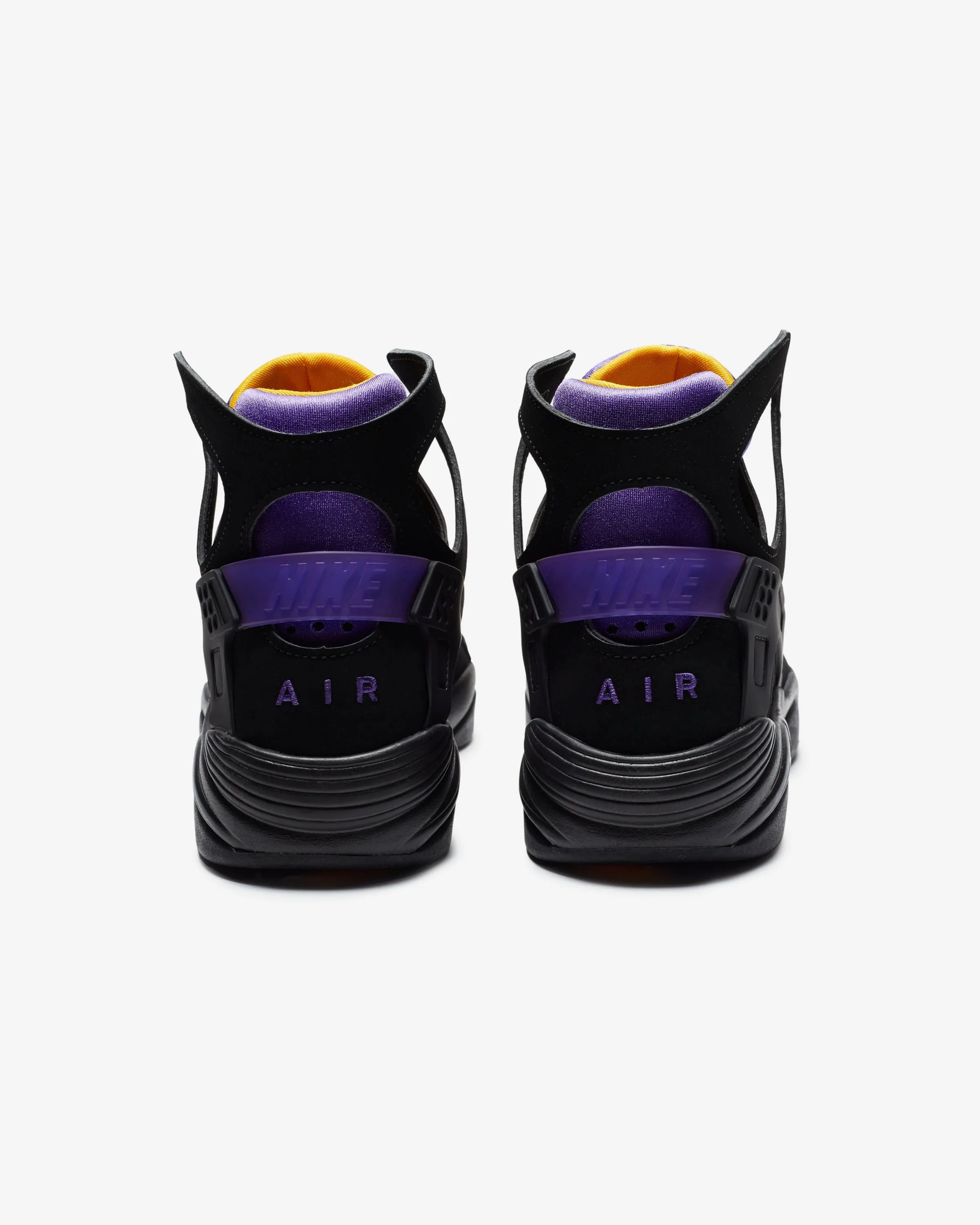NIKE AIR FLIGHT HUARACHE - BLACK/ VARSITYPURPLE/ DELSOL