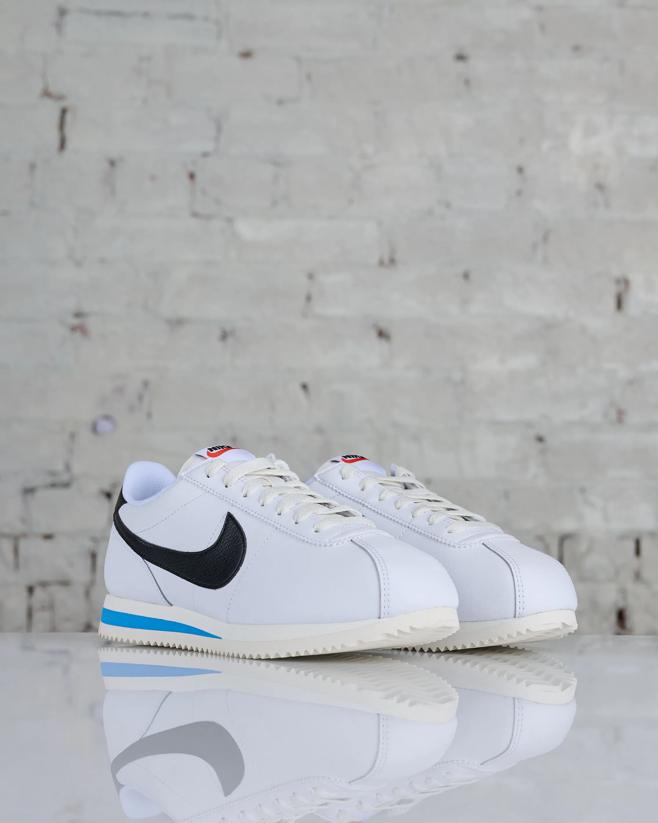 Nike Women's Cortez White/Black-Lt Photo Blue-Sail
