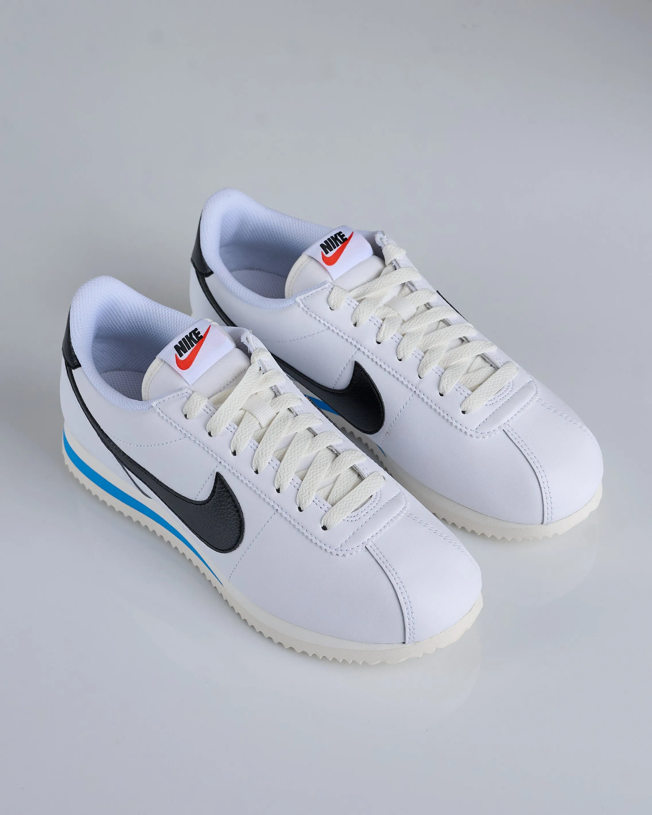 Nike Women's Cortez White/Black-Lt Photo Blue-Sail