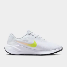 Nike Women's Revolution 7 Sneaker White/green _ 181959 _ White