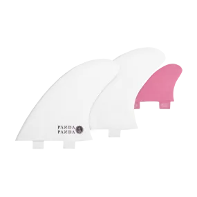 Panda Twin   Trailer - White/Pink - Twin Tab