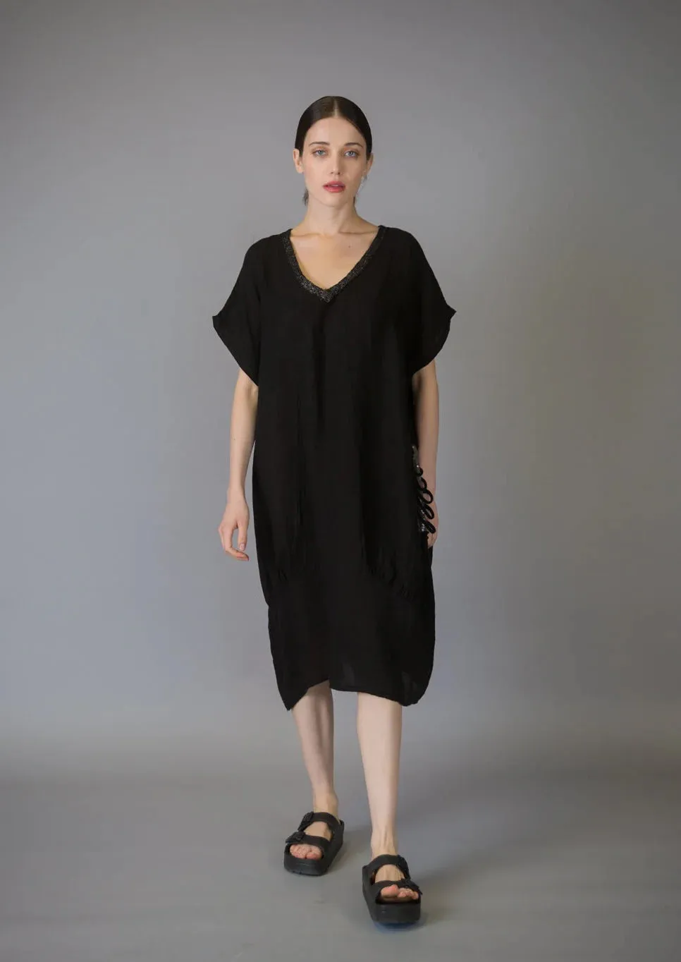 Paolo Tricot Sale, CS10656 Bubble Dress 50% Off Regular Price