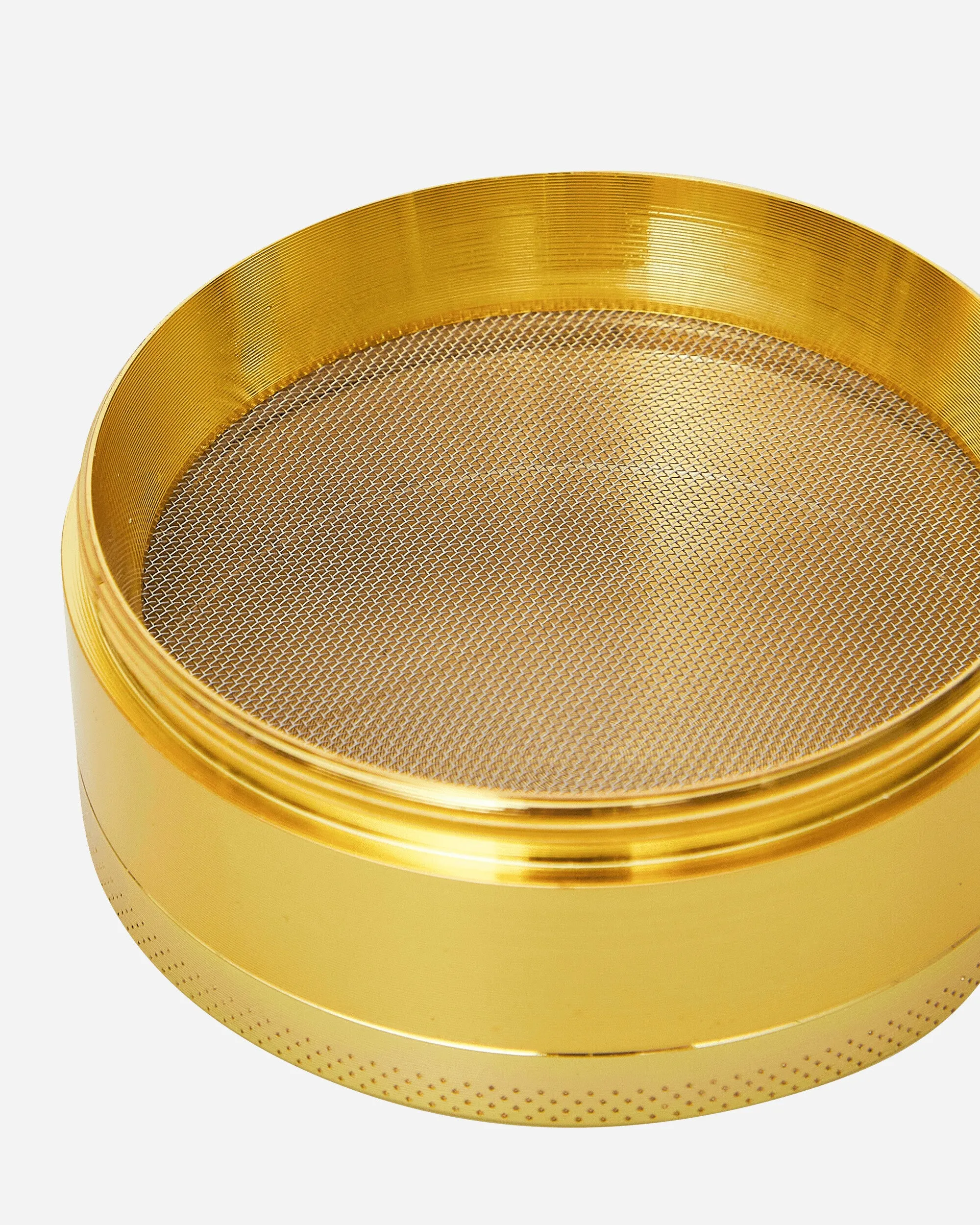 Peace Logo Grinder Gold