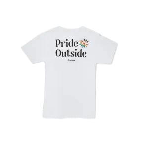 Pride Outside Kids Tee - White