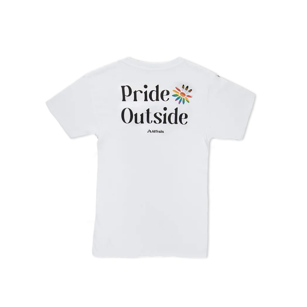 Pride Outside Kids Tee - White