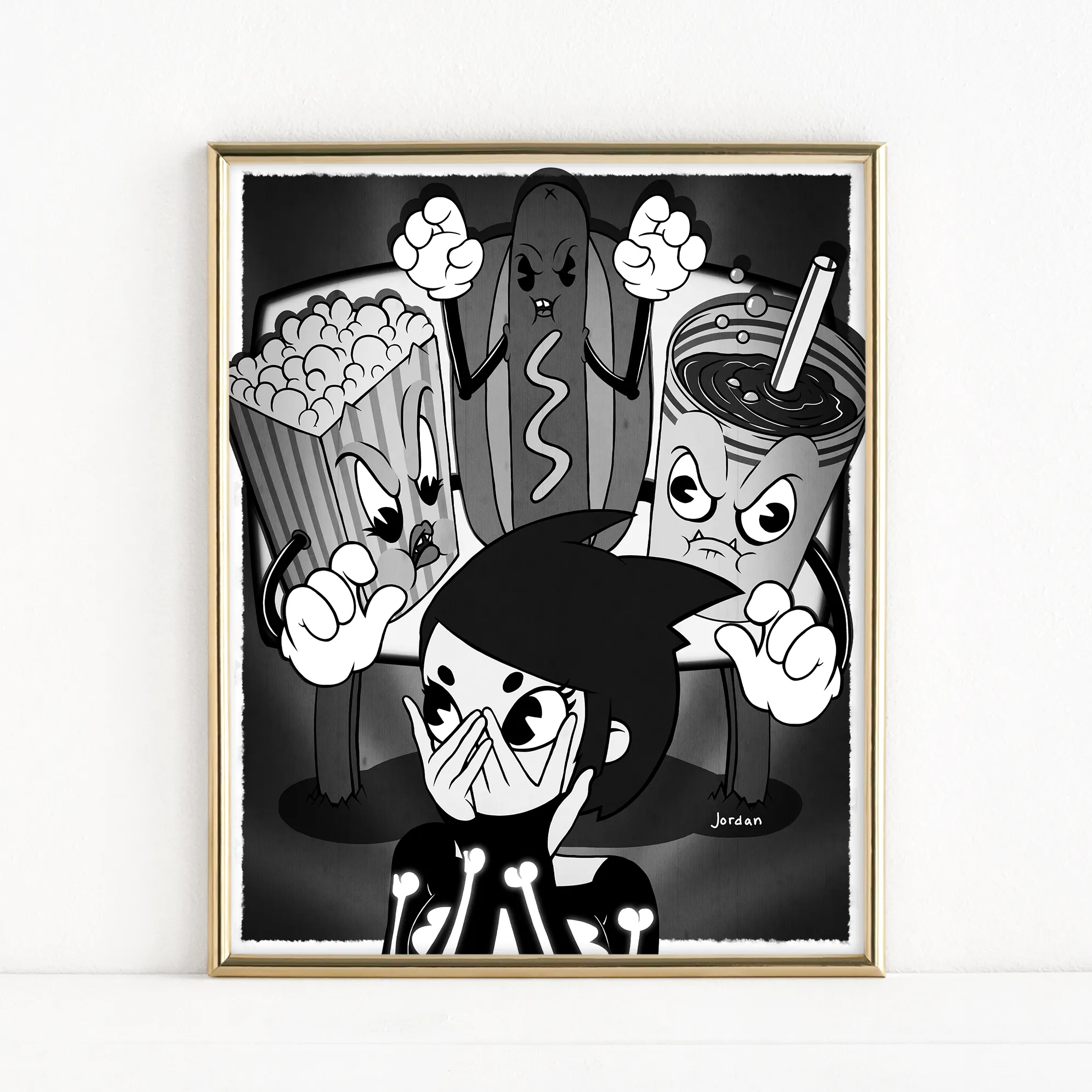 "Let's All Run From The Lobby" - Fine Art Print