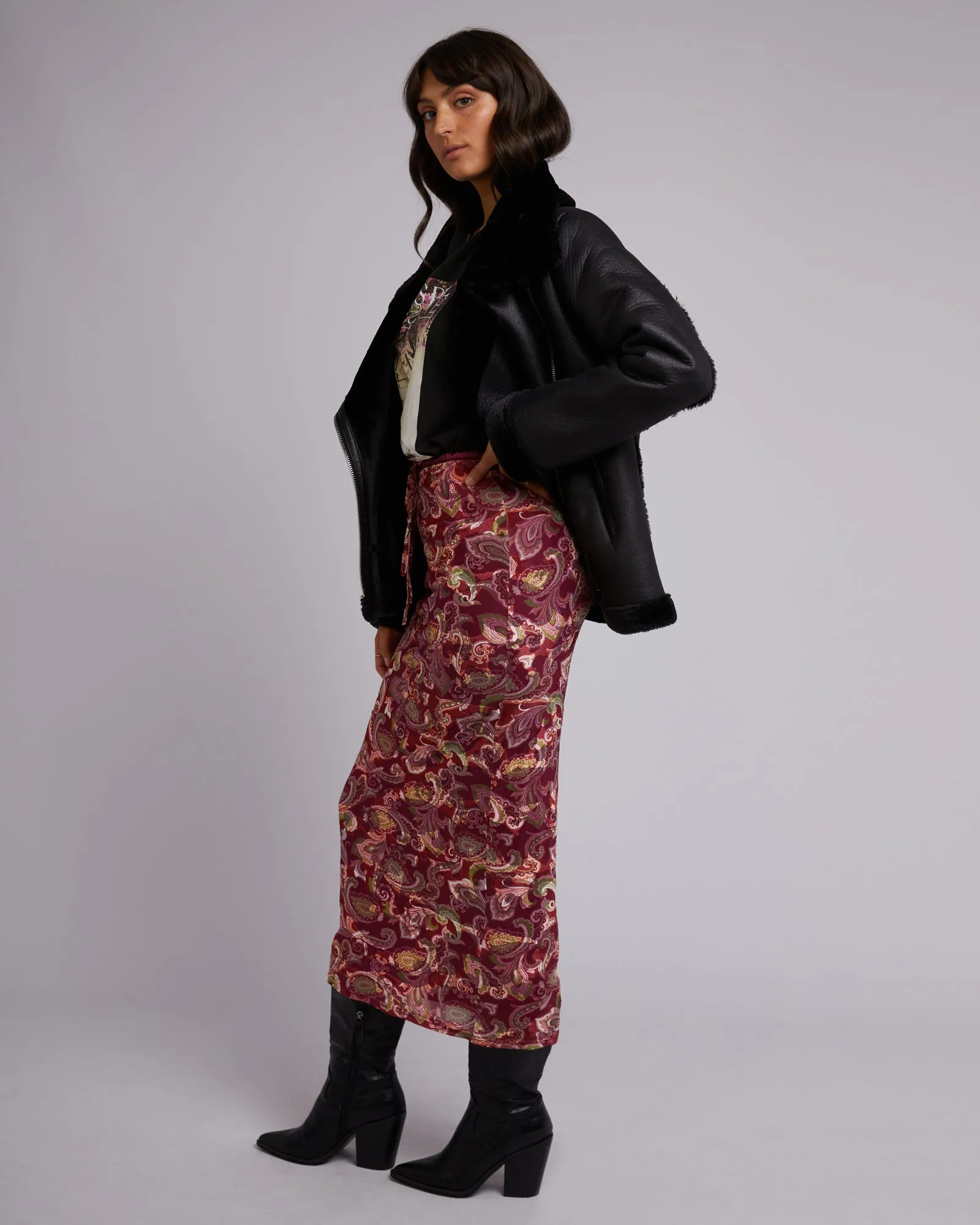 Rory Aviator Jacket Black
