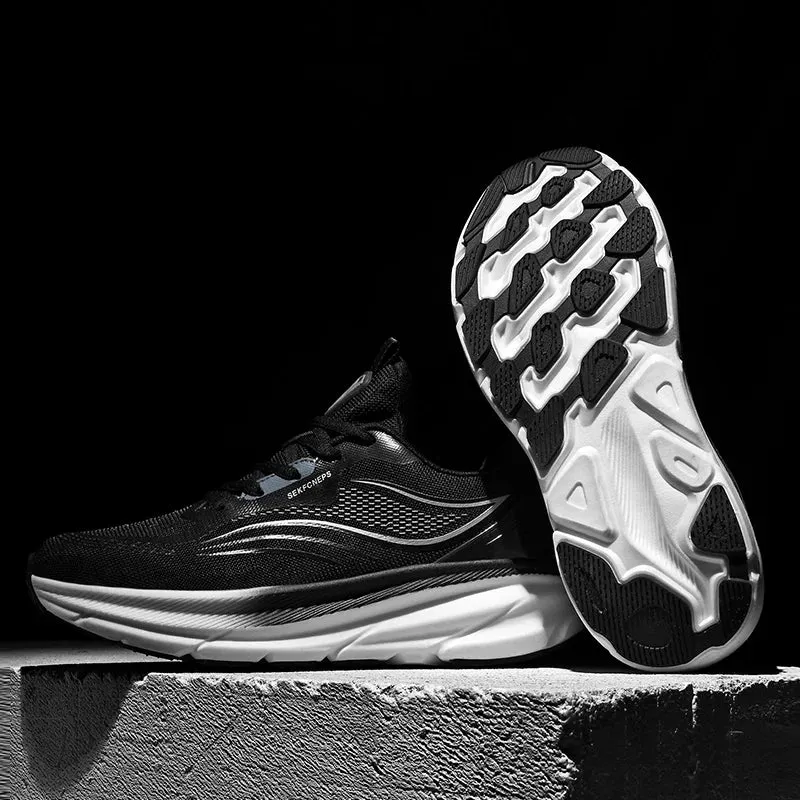 Running Sneaker Men's Women Shoes Casual Knitting Mesh Breathable Height Increased Flat Platform Sport