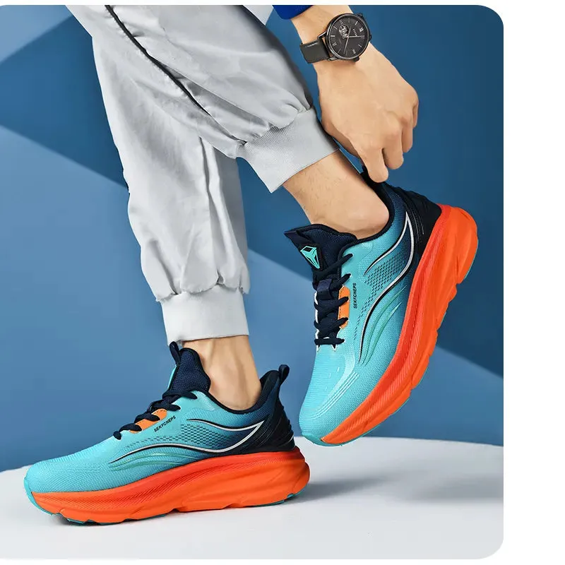 Running Sneaker Men's Women Shoes Casual Knitting Mesh Breathable Height Increased Flat Platform Sport