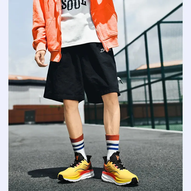 Running Sneaker Men's Women Shoes Casual Knitting Mesh Breathable Height Increased Flat Platform Sport