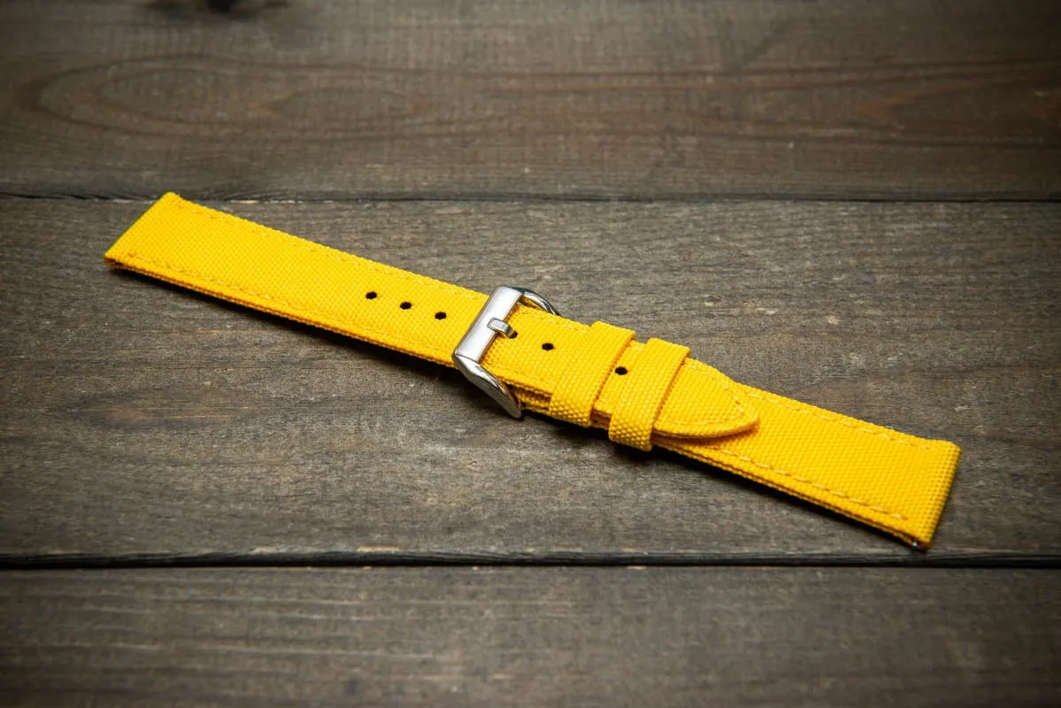 Sailcloth waterproof watch strap.