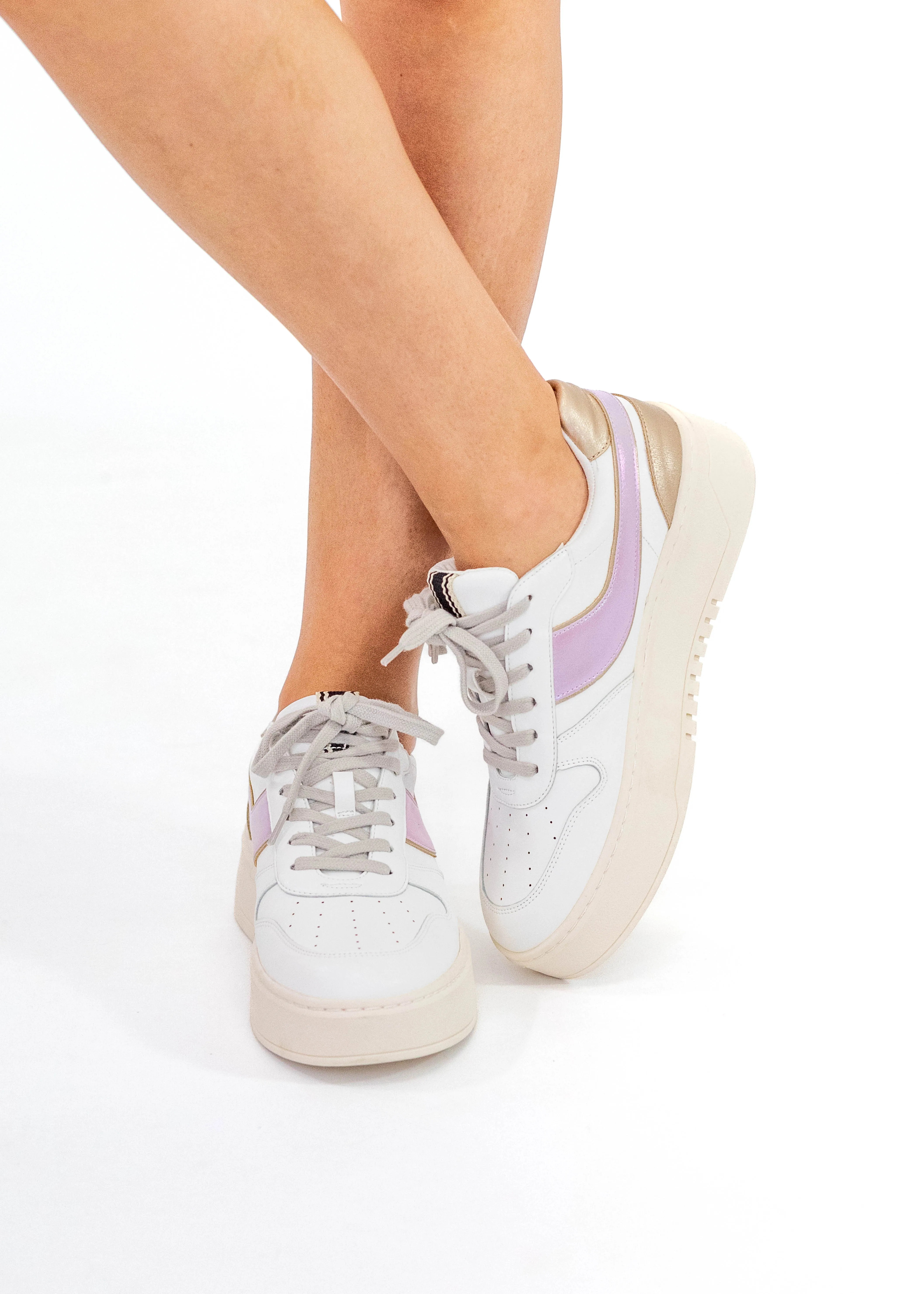 Shu Shop Satine Sneaker - Metallic Pink FINAL SALE