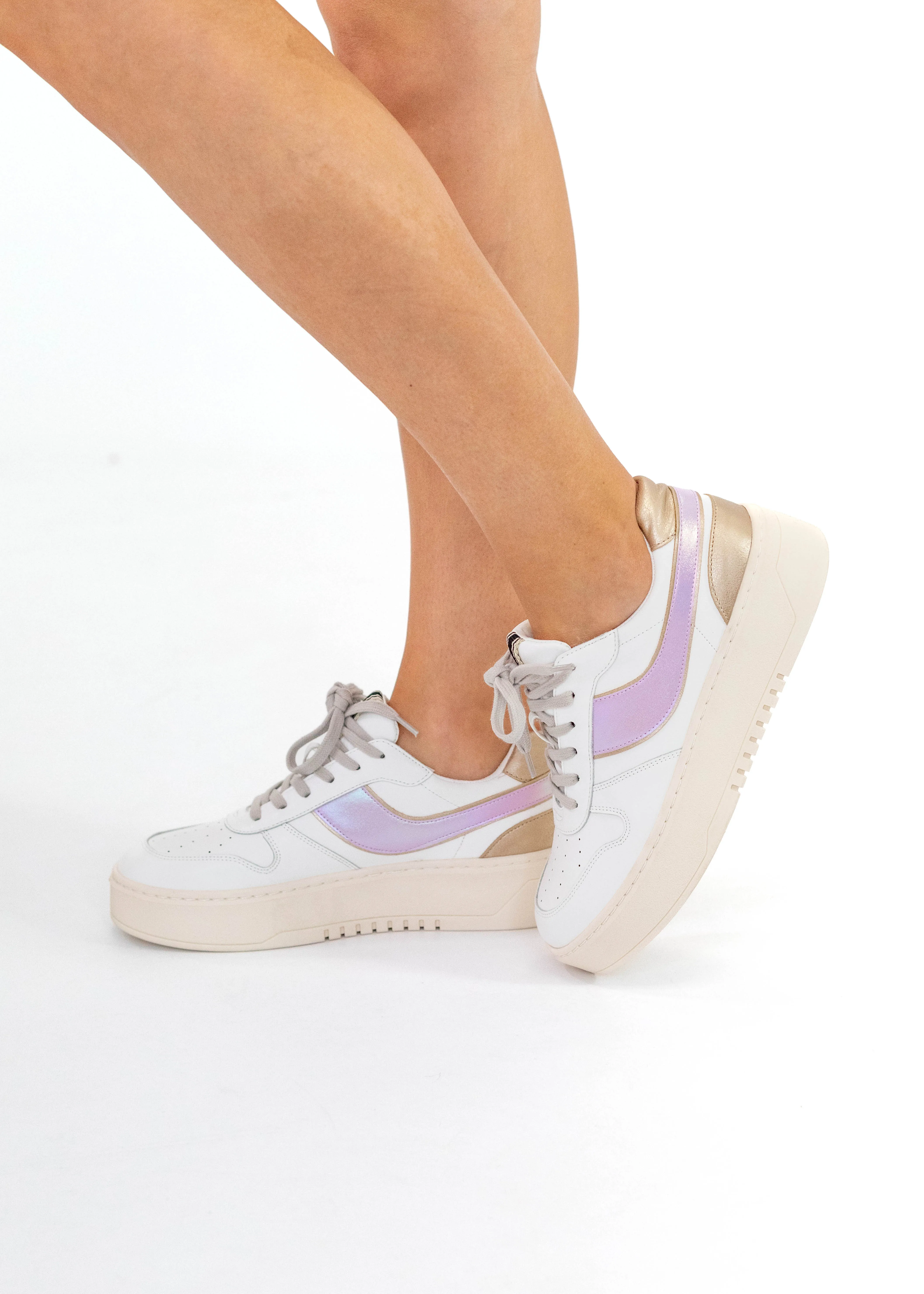 Shu Shop Satine Sneaker - Metallic Pink FINAL SALE