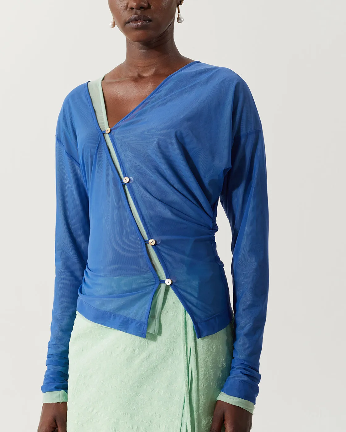 Soren Top Mesh Blue