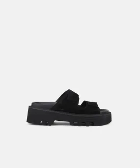 Target Suede Slider 221 | Black