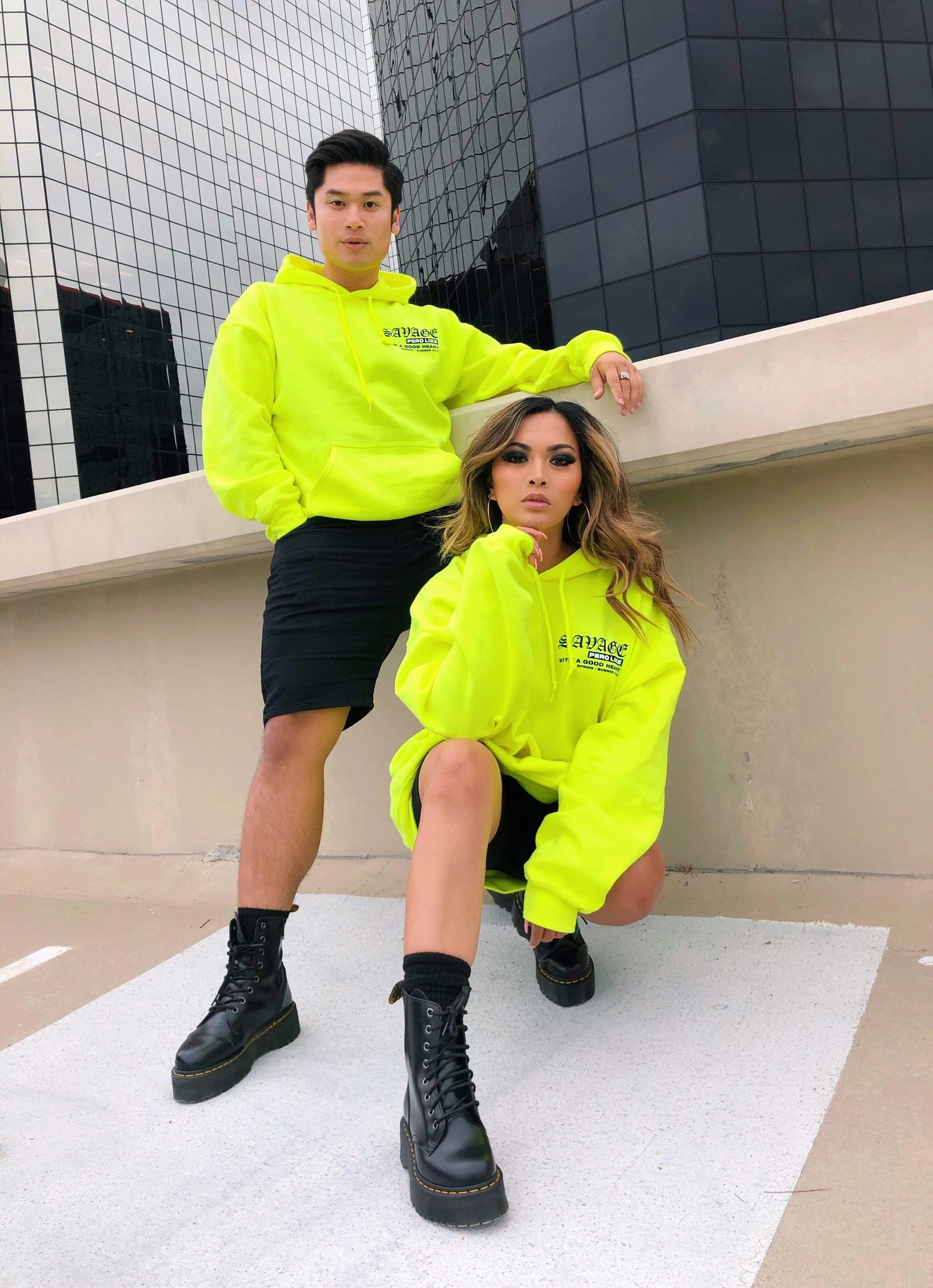 That's Heart Savage Pero Like Neon Hoodie