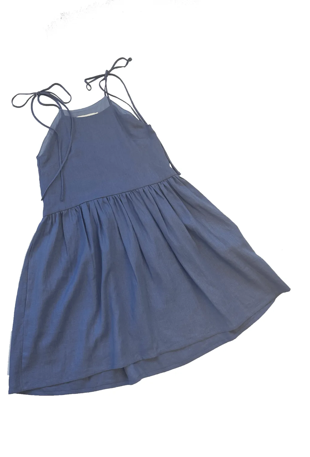 Tig Dress Periwinkle Blue Linen