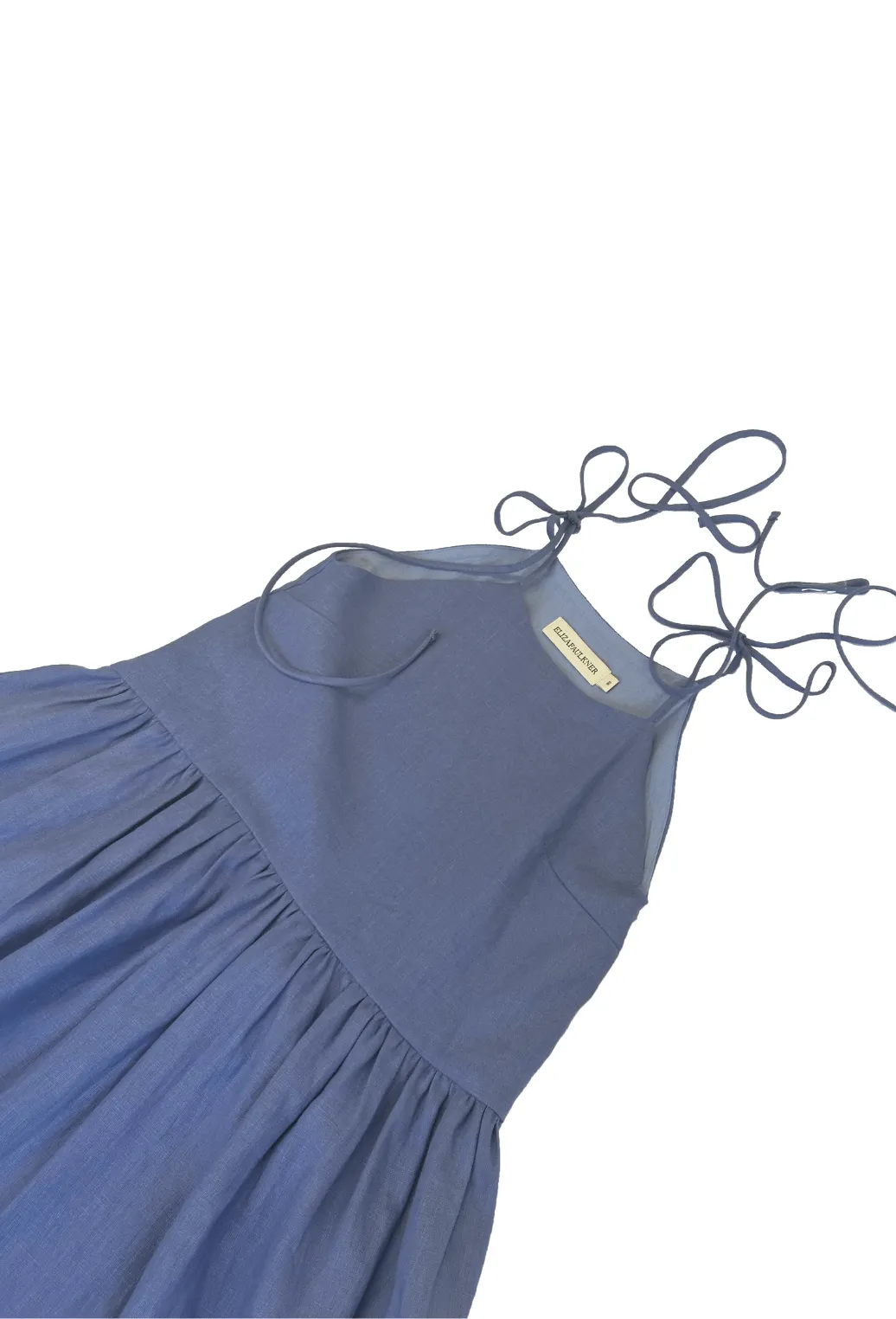 Tig Dress Periwinkle Blue Linen