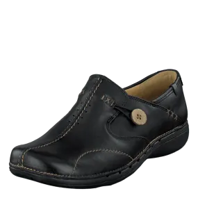 Un Loop Black Leather
